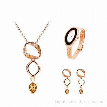 jewelry set, fashion women's jewelry set with necklace and ear ring